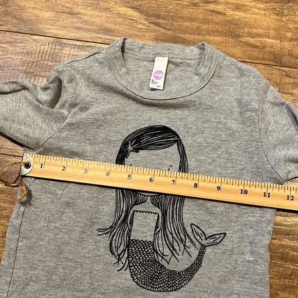 Kids mermaid American apparel long sleeve t-shirt - Picture 6 of 8